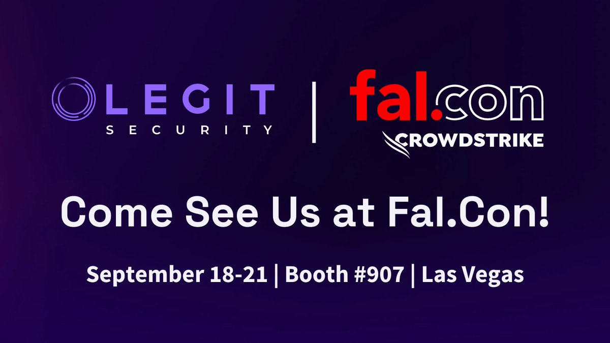 We’re excited about #Falcon2023! Join us at booth 907 to learn how we’re bringing #ASPM to Crowdstrike customers. Learn more here: hubs.li/Q022z8lw0 #AppSec #softwaresupplychainsecurity #codetocloud