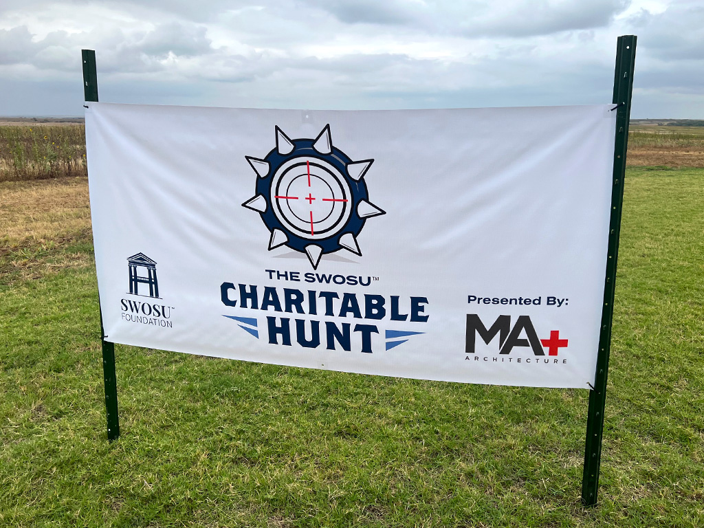 MAplusArch's tweet photo. We had a blast at this year's @SWOSU Charitable Hunt over the weekend. The thrill of the hunt, laughter shared, and sense of community made this event truly special. We are proud to support the @SWOSUAlumni and this event that supports SWOSU Parks and Recreation. https://t.co/ofhxbRYwXK