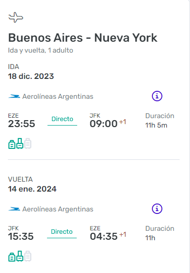 chicodlasmillas's tweet photo. Hay cupon en despegar para vuelos de Aerolineas Argentinas internacionales de hasta 70.000$ off

Por ejemplo, encontramos Buenos Aires Nueva York por 396.000$ directo.

El codigo es ARDESPE3

Luego de seleccionar el vuelo, se puede aplicar debajo de los medios de pago. https://t.co/w3Ki784poZ