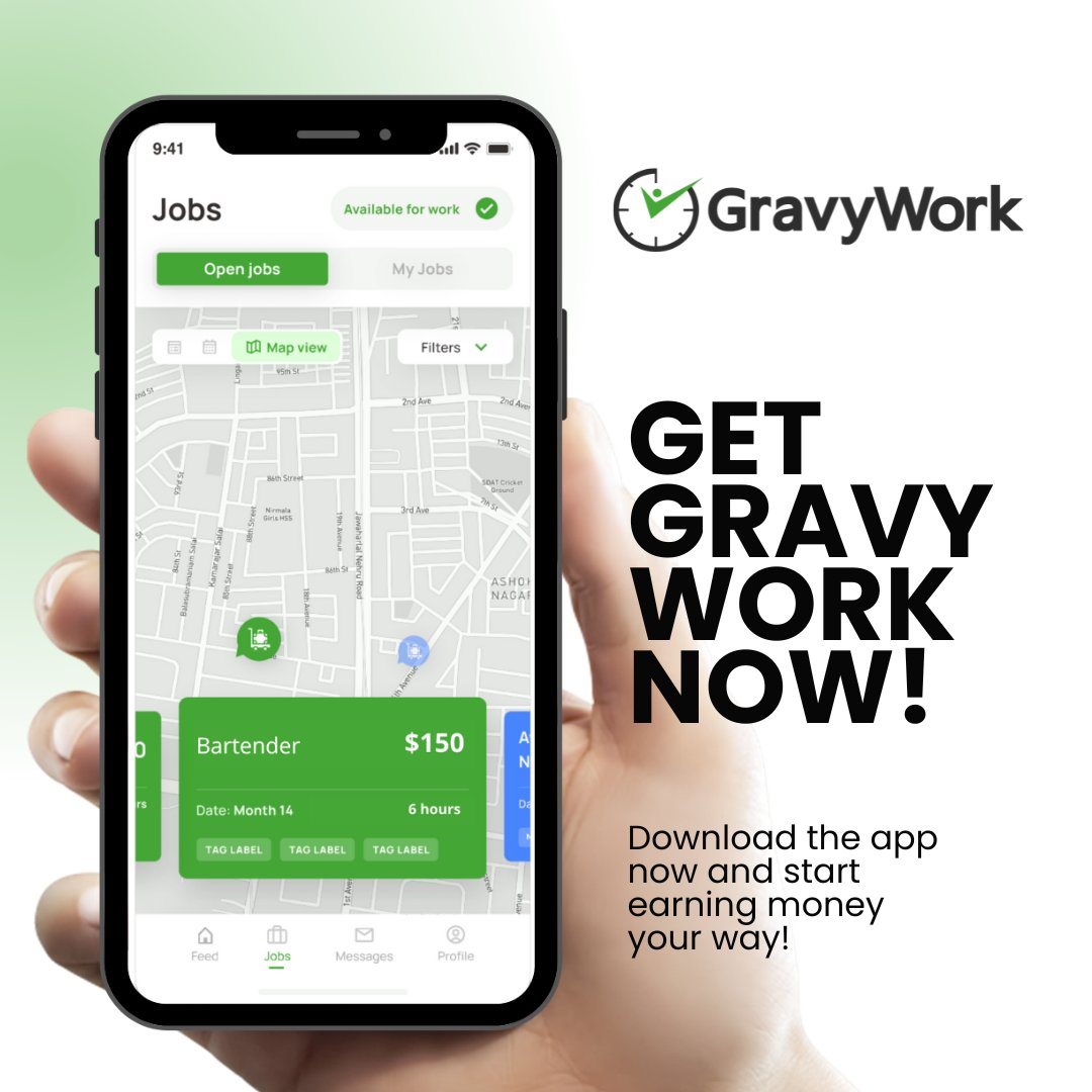 Take control of your work life with the GravyWork app! Join us by downloading it today and drop your favorite emoji in the comments to show you're part of the community. Let's work together! 💪 #GravyWork #DownloadNow