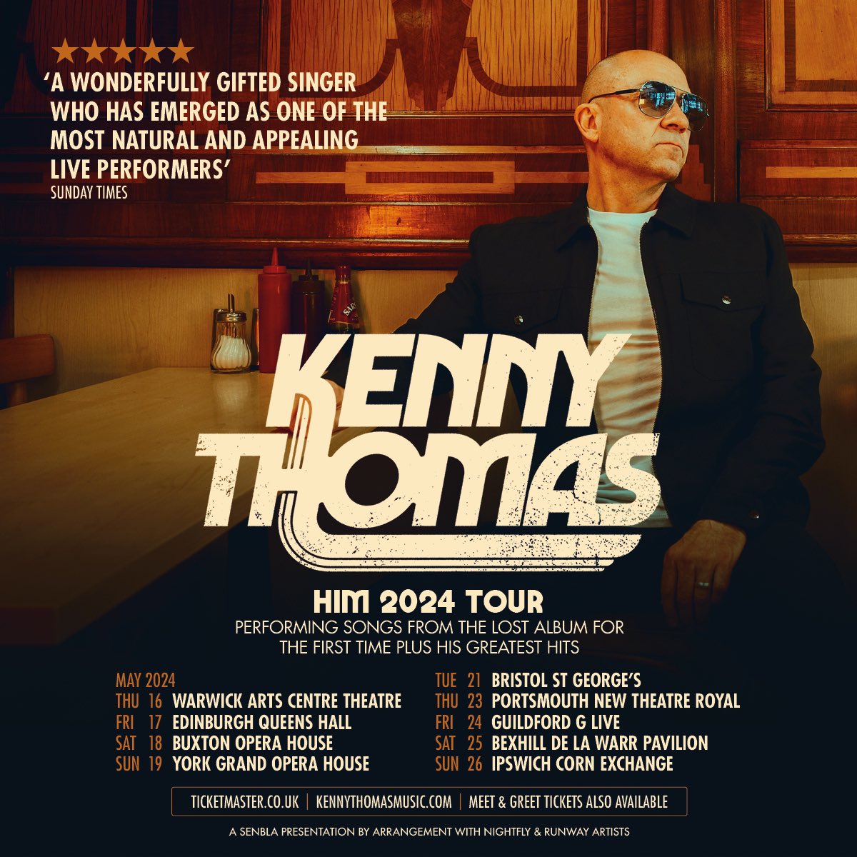 🚨 Due to my tour now being largely sold out and the demand to add more dates from you all (thank you), means that I am delighted to announce my new ‘HIM’ theatre tour in May 24
Fan presale Weds @ 10am -  shorturl.at/ekAFY
General sale Fri @ 10am - shorturl.at/ciAP7