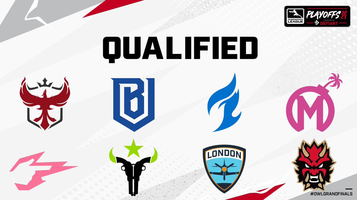 Overwatch Esports (@ow_esports) on Twitter photo 8 teams are bringing the HEAT to Toronto for #OWLGrandFinals Playoffs🔥
@atlreign
@bostonuprising
@dallasfuel
@flmayhem
@hangzhou_spark
<a href="/Outlaws/">Outlaws</a>
<a href="/Spitfire/">London Spitfire</a>
<a href="/Infernal/">Seoul Infernal</a>
Only one can be the #OWL2023 Grand Finals winner. Which team will come out on top? 8 teams are bringing the HEAT to Toronto for #OWLGrandFinals Playoffs🔥
@atlreign
@bostonuprising
@dallasfuel
@flmayhem
@hangzhou_spark
<a href="/Outlaws/">Outlaws</a>
<a href="/Spitfire/">London Spitfire</a>
<a href="/Infernal/">Seoul Infernal</a>
Only one can be the #OWL2023 Grand Finals winner. Which team will come out on top?