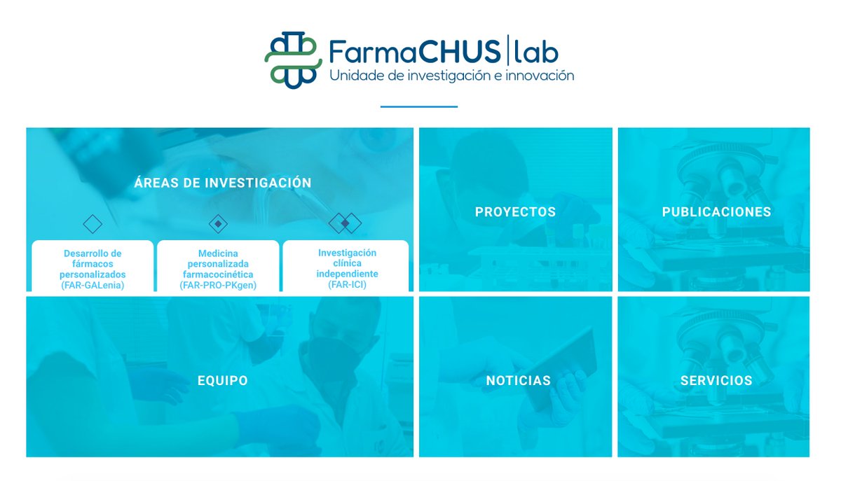 💻Desde nuestra web es posible conocer todas las novedades relativas a nuestros:

📎 Proyectos de investigación activos
📑 Publicaciones
👥 Equipo
📩 Servicios

Síguenos! 👉 farmachuslab.com