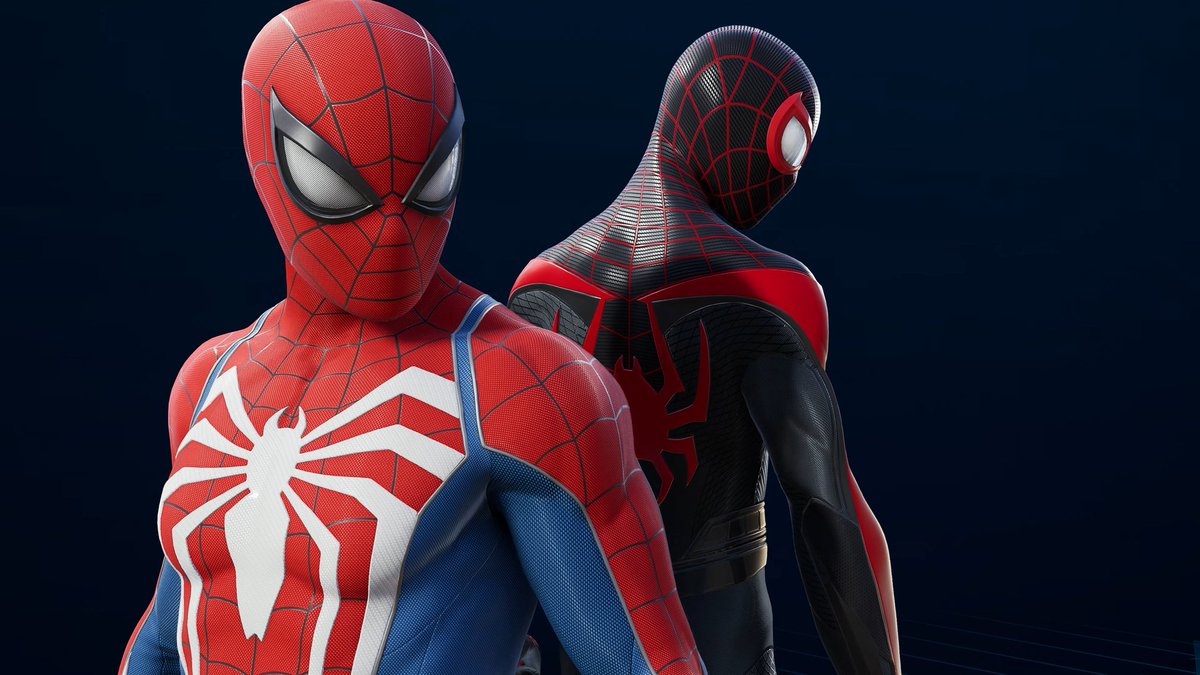 xMBGx's tweet photo. If you're playing as Peter you can run into Miles visa versa in Spider-Man 2. Confirmed by the Associate Animation Director

"There are times when you can be swinging throughout the city &amp; you can see the other spider-man sometimes actively doing something or stopping a crime " https://t.co/GKNAWXjdSu