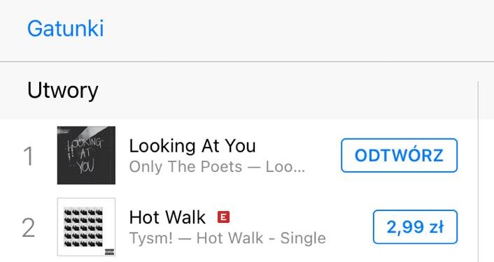 #lookingatyou is currently on 1st place on the alternative itunes chart 🇵🇱