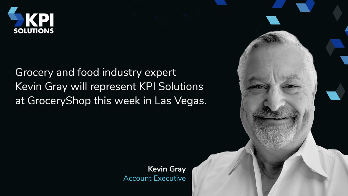 KPI_solutions_'s tweet image. Are you heading to @Groceryshop this week? If you see our Systems Sales Manager, Kevin Gray, say hello! We&apos;re excited to learn more about the latest and greatest in grocery, CPG, and tech at the show!