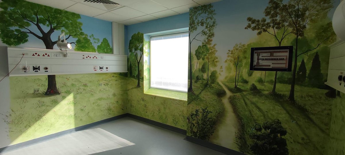 jo_colliver's tweet photo. Beautiful artwork in our nurseries @gloshospitals neonatal unit. Hopefully will give peace to families using these rooms whether for readmission from home, isolation or bereavement care. https://t.co/tGgUvCKEUC