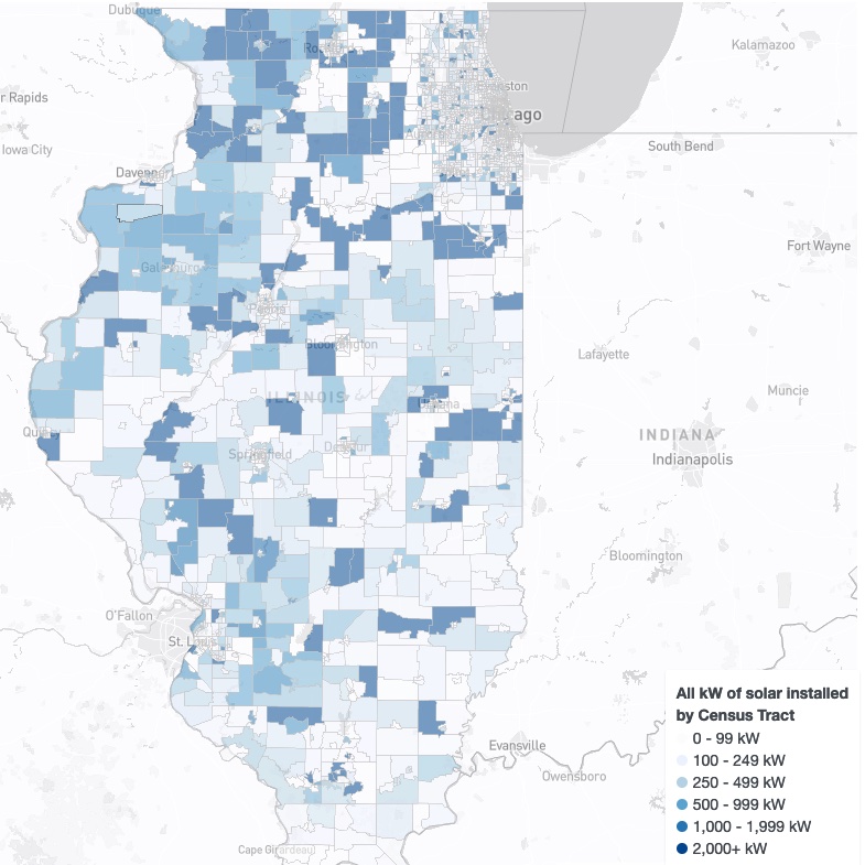 derekeder's tweet photo. As of May 2023, at least 1.62mw of operating solar capacity have been installed in the State of Illinois

For comparison, Prairie State, the State’s largest coal  plant, is 1.63mw, illustrating just how far we've come in a few years, but still how far we have to go

#cejaworks https://t.co/aMIOGilpze