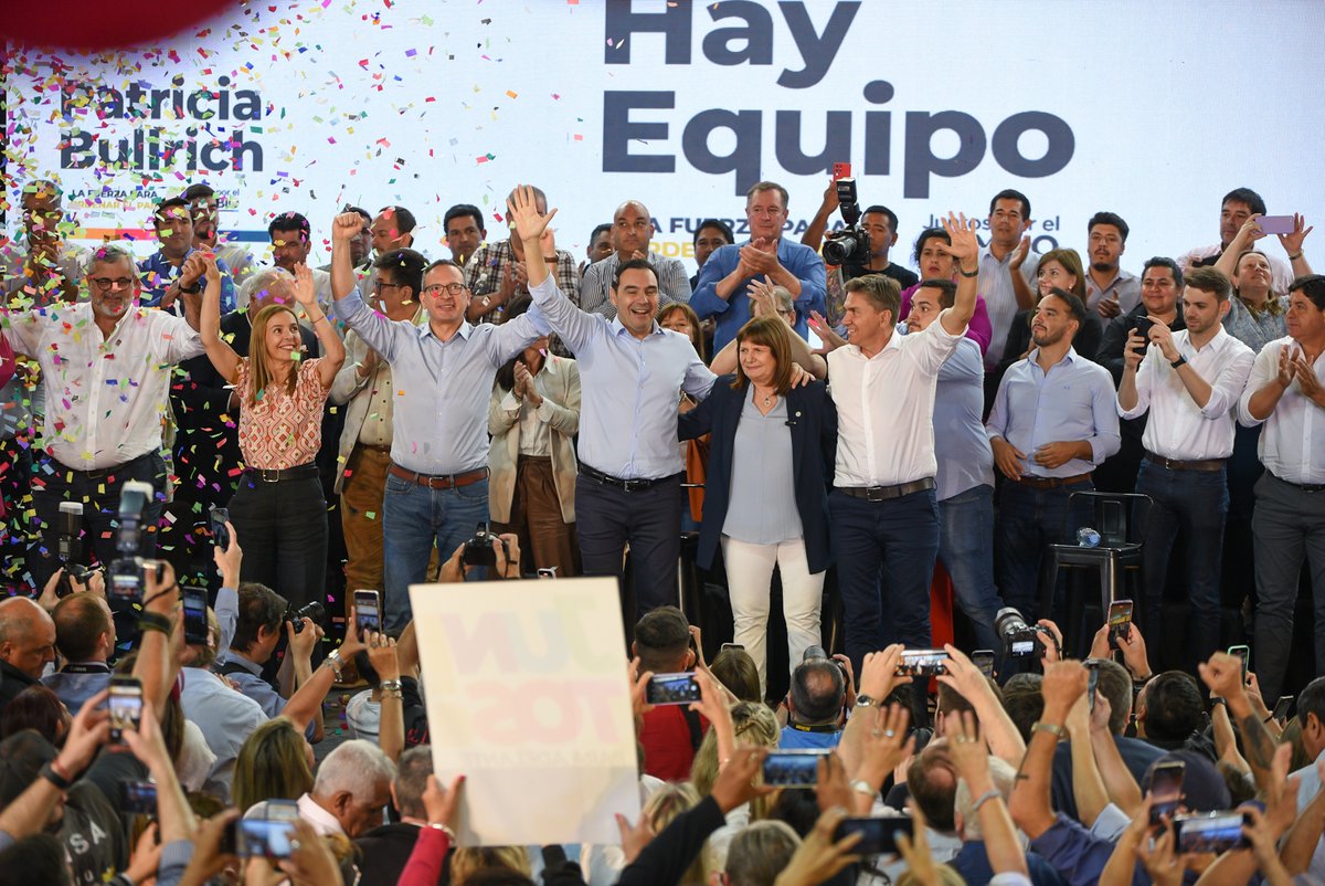 El 22 de octubre hay dos caminos posibles: el de la imprevisibilidad y el de la certidumbre. Tomemos este último, que es el que lidera <a href="/PatoBullrich/">Patricia Bullrich</a>, quien tiene la firmeza para recuperar el orden y cuenta con un GRAN equipo para hacerlo realidad.

¡ES AHORA Y ES PARA SIEMPRE!