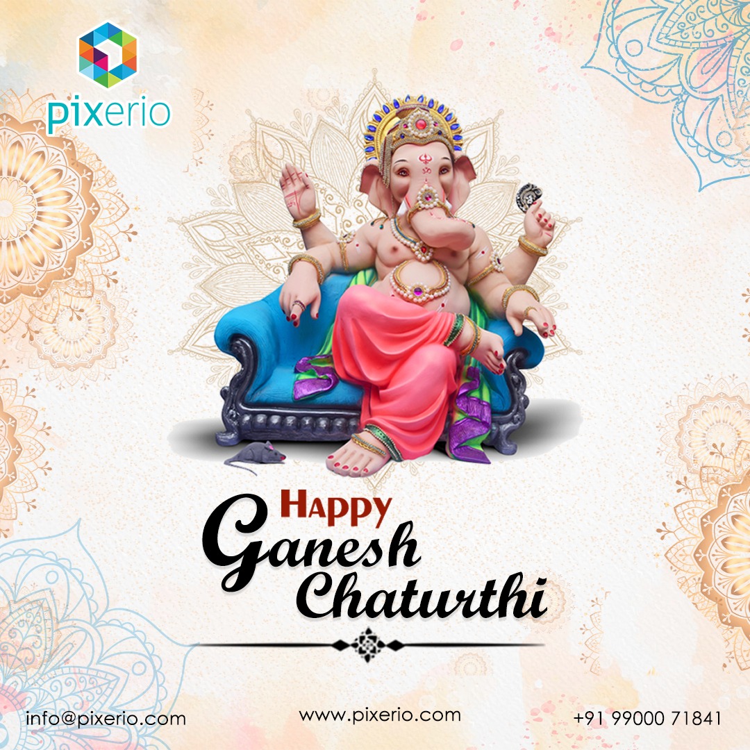 'May Lord Ganesha bless you with happiness, prosperity, and success on this auspicious day. Happy Ganesh Chaturthi!'