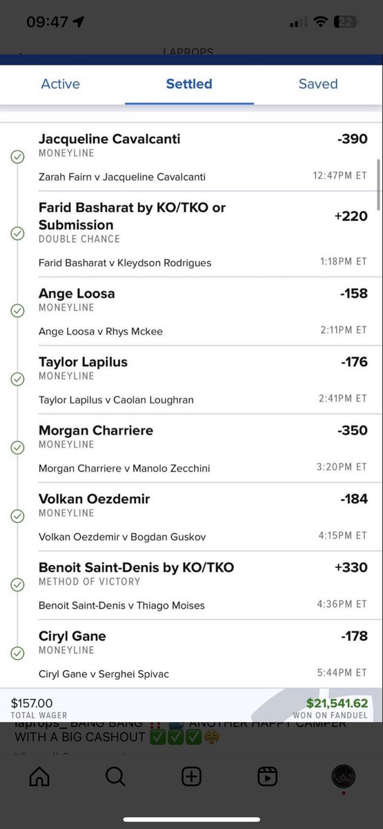 SonnyPickz's tweet photo. ONE OF OUR ADMINS SWEPT UFC A COUPLE WEEKS AGO 🚀🚀🚀💎💎✅ #ufcpick #GamblingX #gamblingtwitter https://t.co/EANBynWtdn