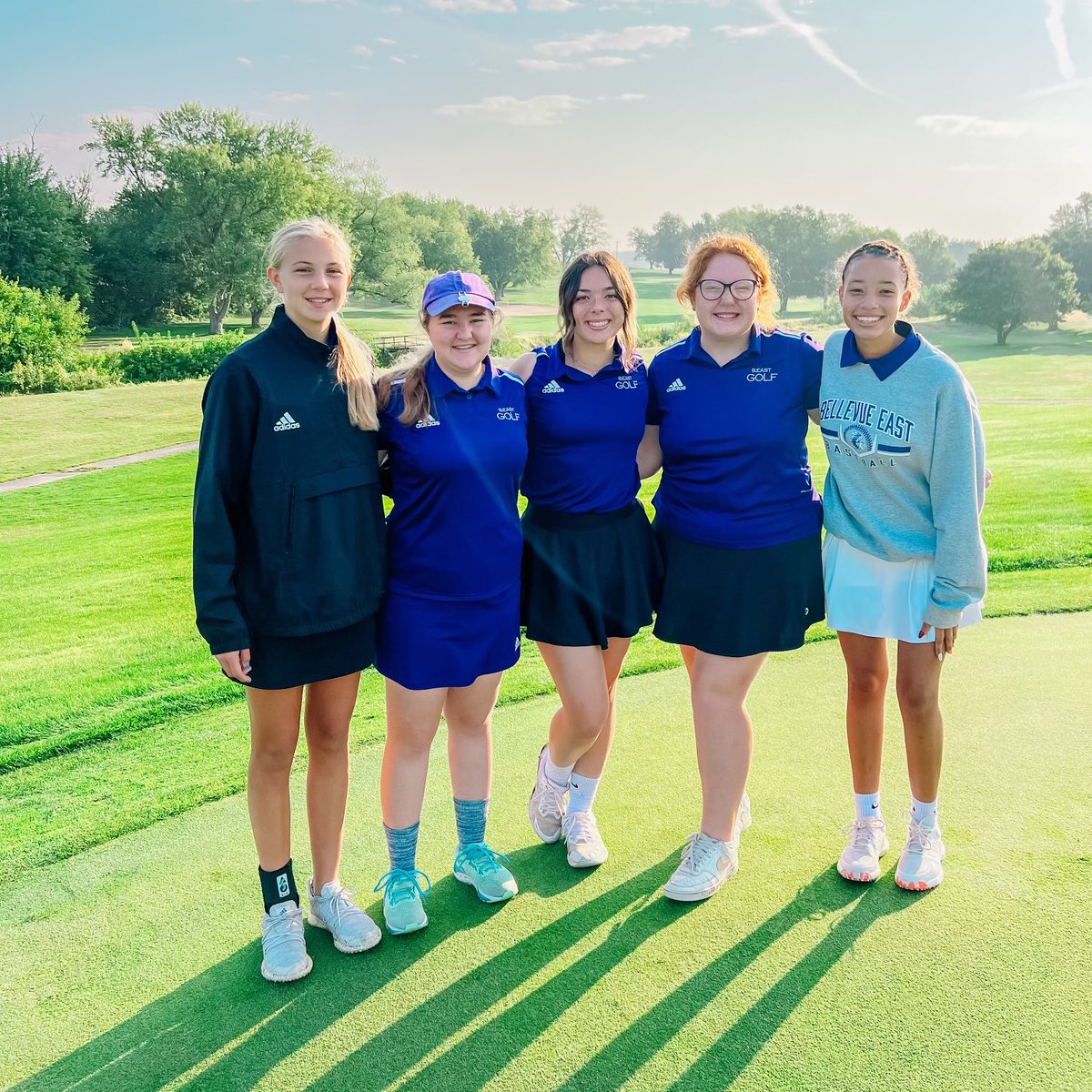 Good day to be a Chieftain!  We’re at the Bellevue West invite @ Willow Lakes Golf Course ⛳️.  Let’s go!