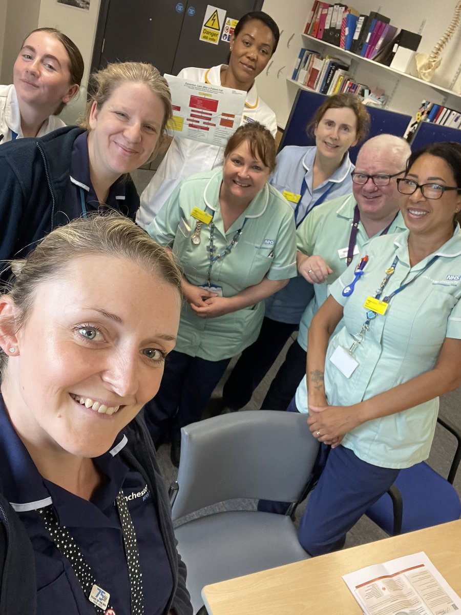 FallsWtwa's tweet image. Thank you to @AltrinchamOpd for facilitating a lovely teaching session on post fall actions. 

Great engagement, all questions answered 🍁 and it was lovely to see your falls and patient safety boards! 

We look forward to seeing you soon! 

#fallsawarenessweek2023