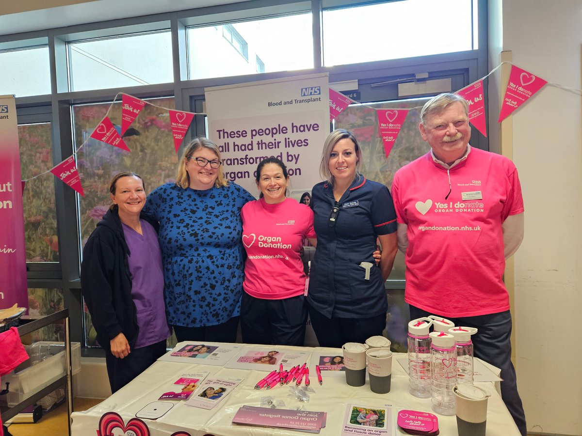It's organ donation awareness week at ELHT. Supported by the wonderful critical care and organ donation teams. @ELHTCritCare @ELHT_NHS @SigneTst
