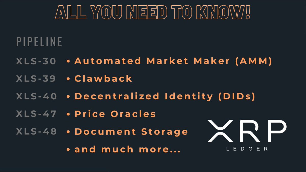 [1/17] 🚀 Exciting #XRPL  Updates 🌐🔒📊

The XRPL is buzzing with #Innovation  ! 

Let's dive deep into some of the upcoming features and what they hold for the XRPL's future. 

Get ready for an enlightening thread! 👇
#XRPL  #BLOCKCHAIN