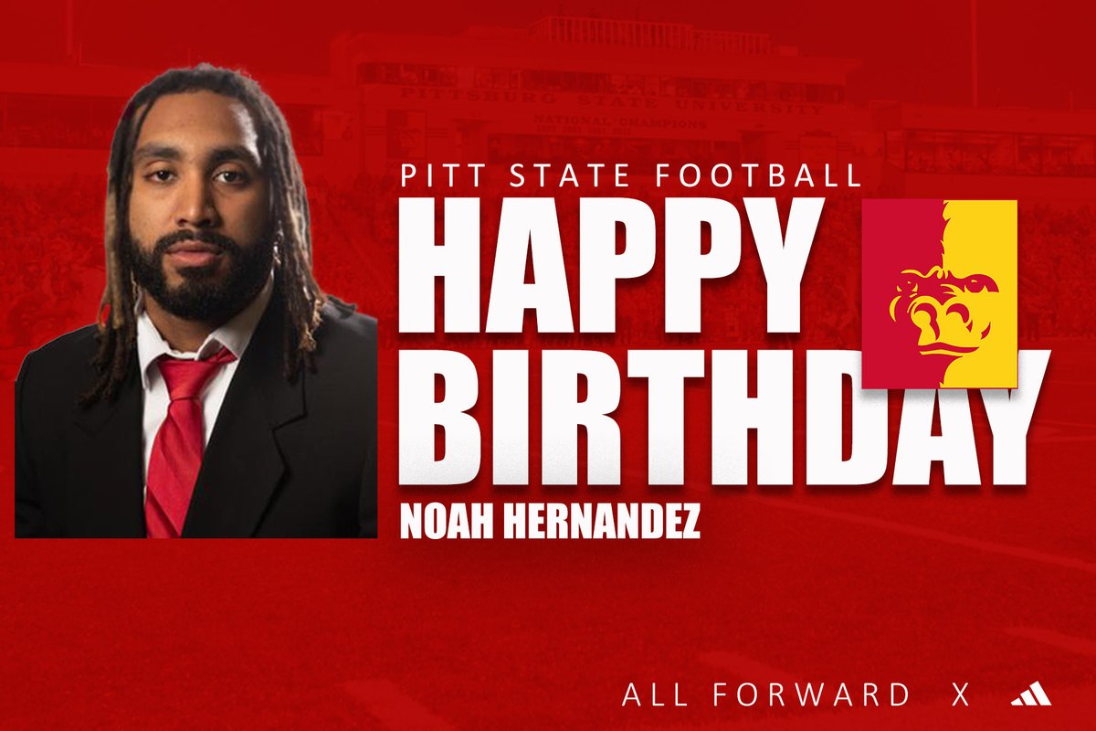 Happy Birthday to RB Noah Hernandez! 

#1-0 #AllForward #GorillaNation