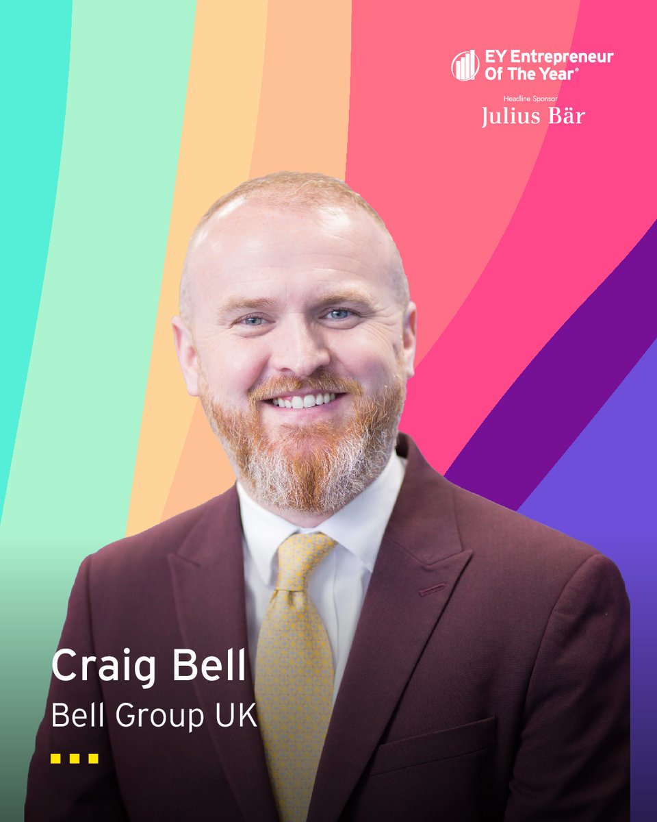 Brilliant to see our CEO Craig selected as a finalist for EY Entrepreneur Of The Year™ 2023 UK in recognition of our work across the UK. Congratulations to the other 2023 finalists! #EOYUK #TheArtOfEntrepreneurship #bebell