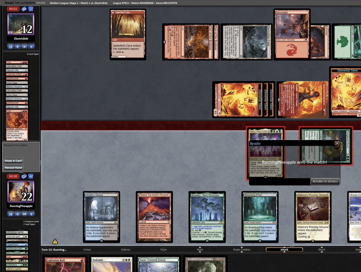 Won with a COMBINED 00:01 left on our clocks! ⏰ 

(Ignore the Panglacial Wurm)