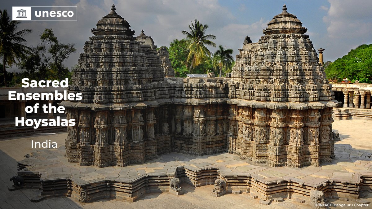 🔴BREAKING!

Just inscribed on the @UNESCO #WorldHeritage List: Sacred Ensembles of the Hoysalas, #India 🇮🇳. Congratulations! 👏👏 

➡️ on.unesco.org/45WHC #45WHC