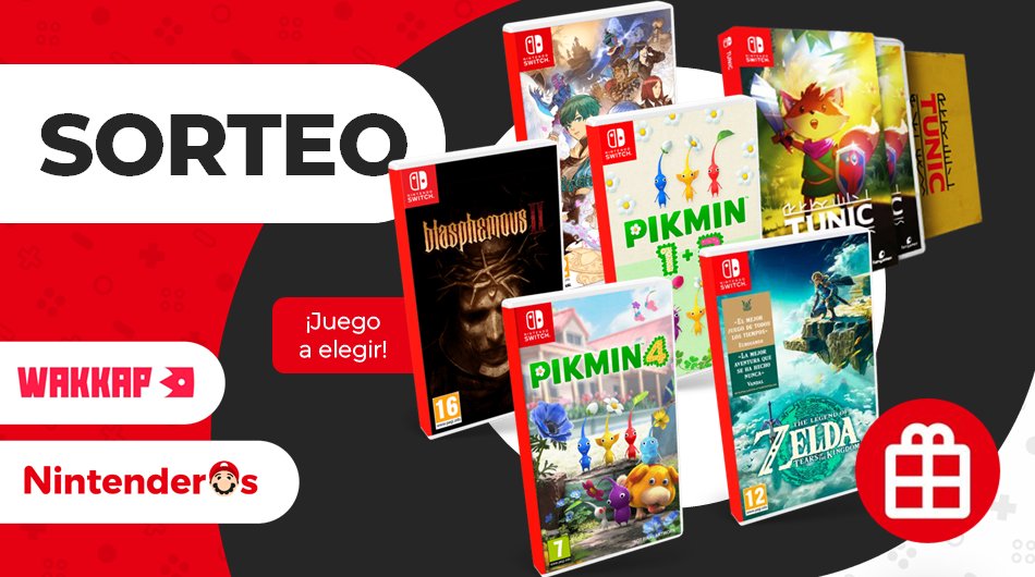 ¡Sorteamos el juego de Nintendo Switch que quieras a elegir entre estos 6!

1⃣ Sigue a <a href="/wakkapoficial/">Wakkap</a> y <a href="/Nintenderos/">Nintenderos</a> 
2⃣ RT aquí 

¡Suerte! - nintenderos.com/2023/09/sortea…