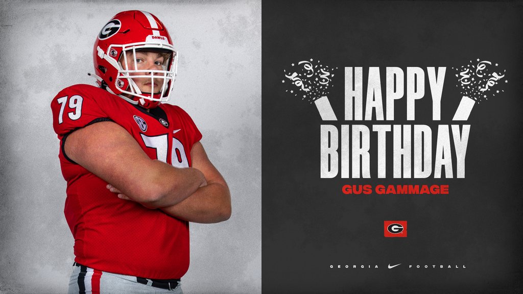 Happy Birthday, <a href="/GusG2004/">Gus Gammage</a> !!

#GoDawgs