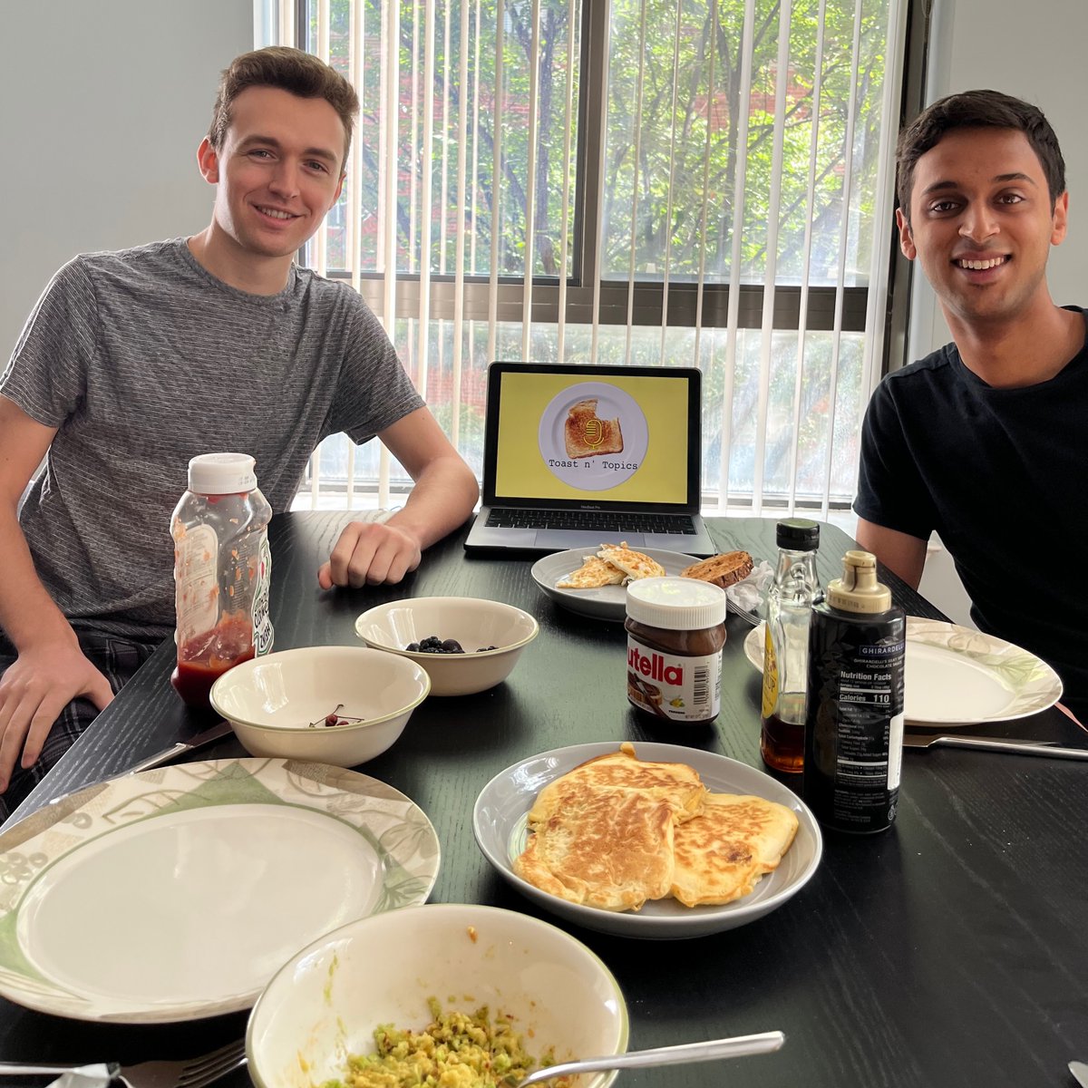 DartmouthDickey's tweet photo. Former War &amp; Peace Fellow, Great Issues Scholar &amp; Chase Peace Prize Winner, @ben_vagle'22 , joins @_SachinGanesh to launch Toast n' Topics podcast, focused on econ &amp; int'l affairs. Episode on econ. dev. in Africa just dropped. Give it a listen: https://t.co/E4f67b1ySG @WOLjournal https://t.co/l0EWFOOtw1