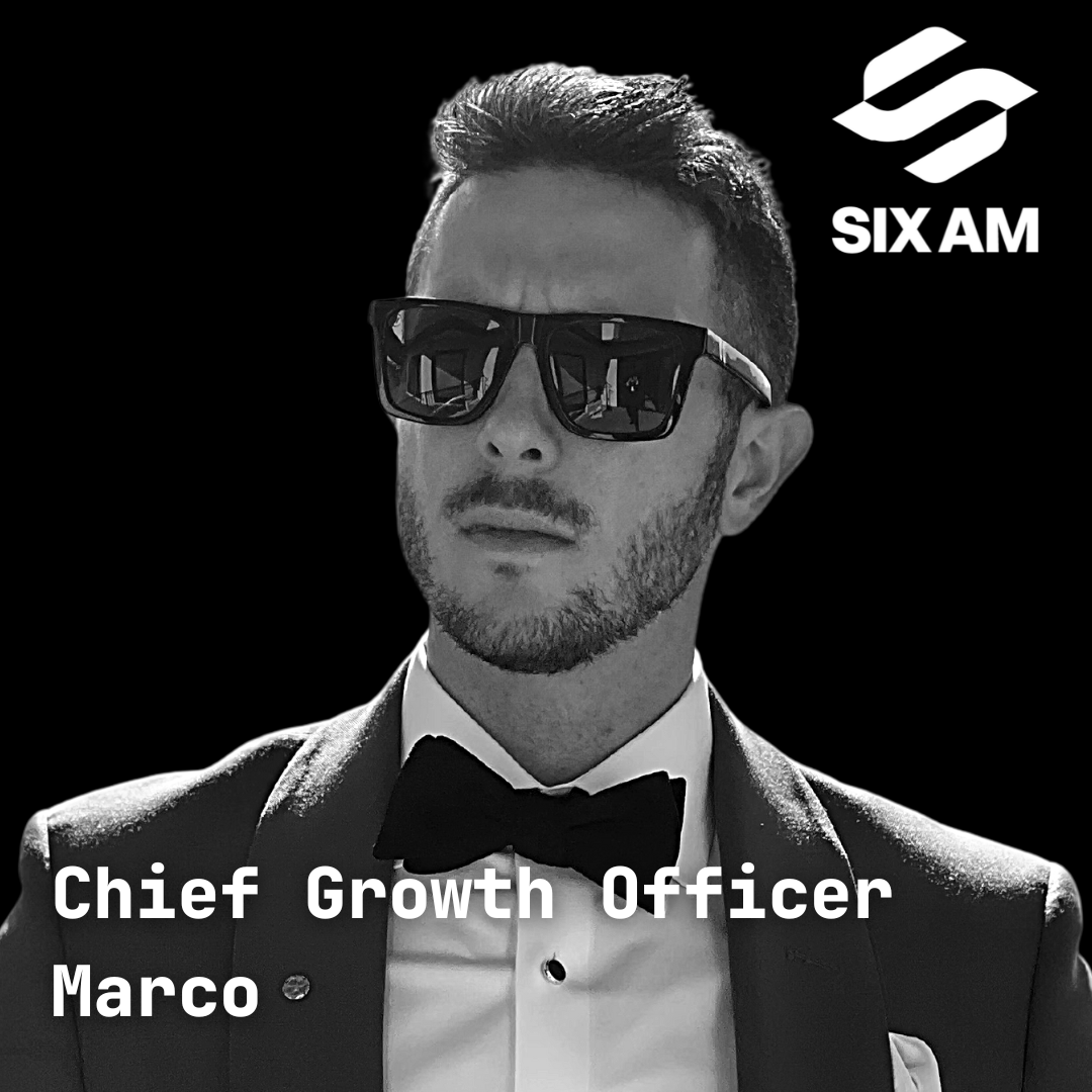 6AMGroup's tweet photo. Sit down with Marco Sgalbazzini and learn about his journey with SIX AM ๐ถ ๐ช #CGO #SIXAM #LA
https://t.co/hnkb80oycC https://t.co/6VqeV3P22I