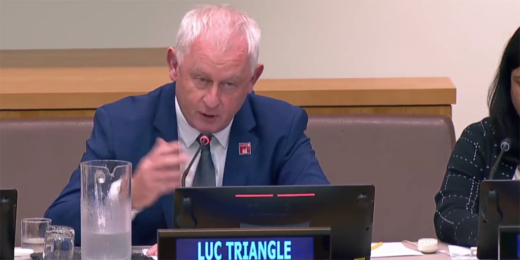 'The #LeastDevelopedCountries need support to extend #socialprotection & invest in jobs. We must 📈#ODA & set up a #GlobalSocialProtectionFund🫶🌱
🗣️@ituc Acting General Secretary, @luc_triangle
#SDGSummit #GlobalAccelerator #timefor8