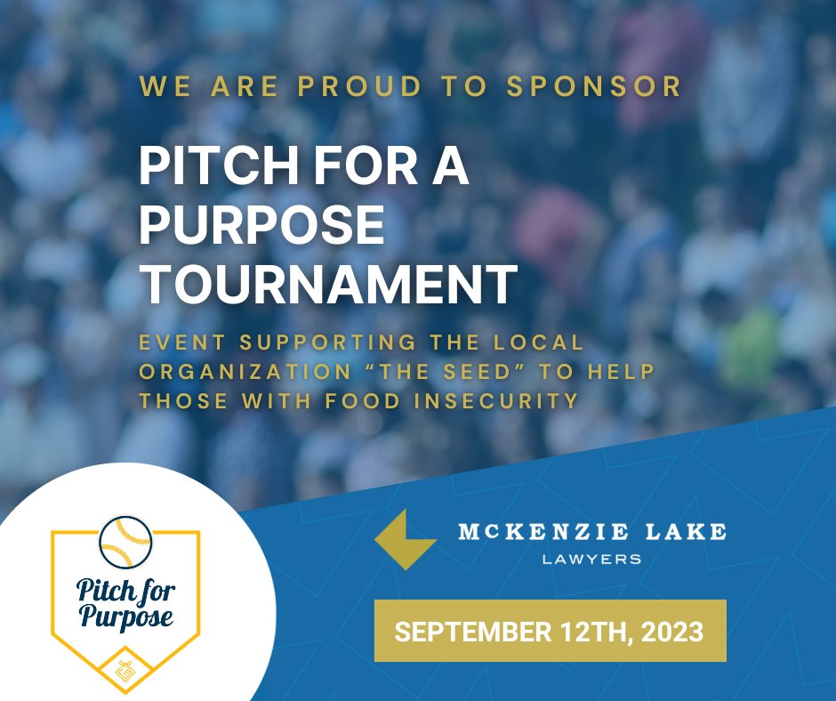 We are honoured to sponsor Pitch for a Purpose's event in support of The SEED, a local organization supporting those experiencing food insecurity in Guelph and the surrounding area. ow.ly/PYyl50PMckV