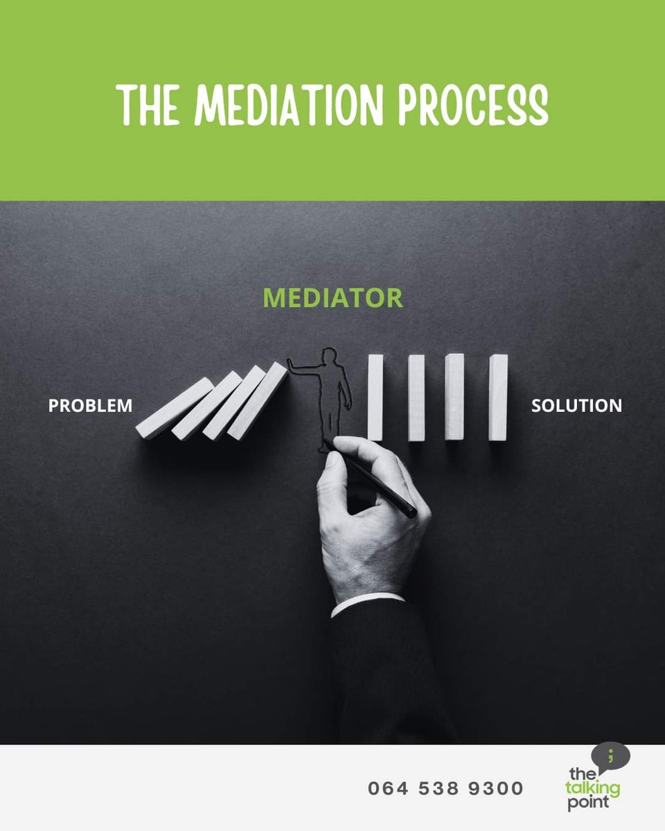 As mediators, we help people when they are stuck in challenging situations. 

#mediationsupport #mediationservices #letstalk #neverstoptalking 
#thetalkingpoint #talkaboutmentalhealth #employeesupport #mediator #opencommunication #mediationprocess #workplacedispute