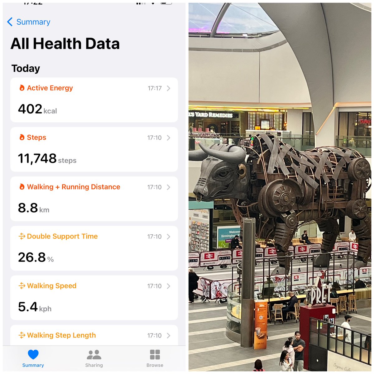 Day two of walking in memory of my lovely brother Martin to raise money for Bowel Cancer UK.  Thank you to all my sponsors.  Always welcome to more.  Lovely walk to Solihull and around brum