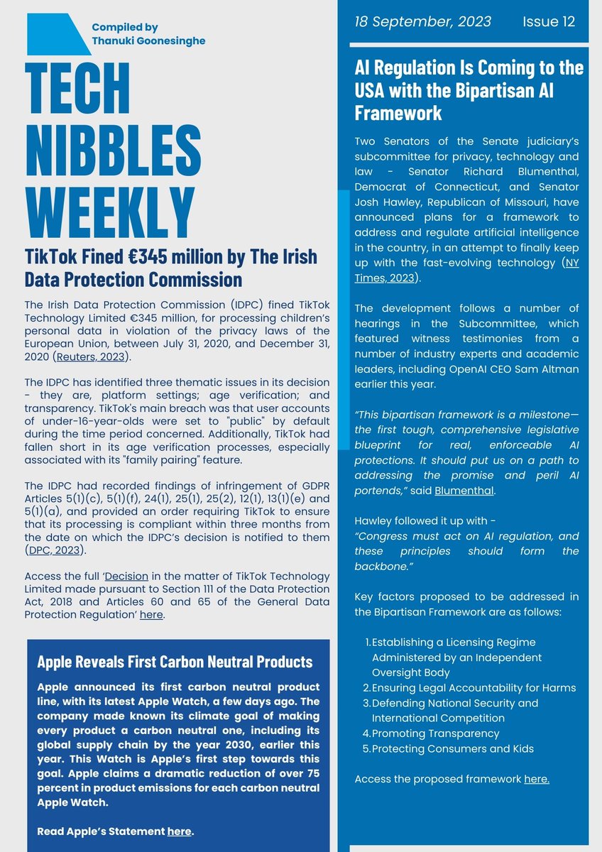 thanuki_g's tweet image. 📣 Issue 12 of ’Tech Nibbles Weekly’ is here! 

Dive into the latest buzz in the tech world with my top 3 tech news items from the week. Stay ahead of the curve and never miss a beat. 
Read, learn, and engage!💡
#technews #techcommunity #technibblesweekly  #techtwitter
