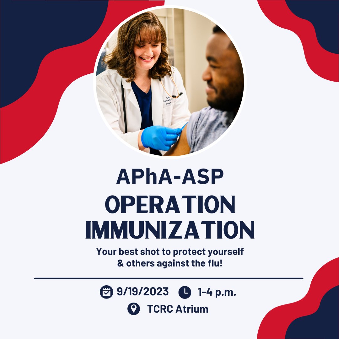 TOMORROW! TOMORROW! TOMORROW!

Faculty, staff, and students, stop by the SOP tomorrow from 1-4 pm to get your flu shot!!!