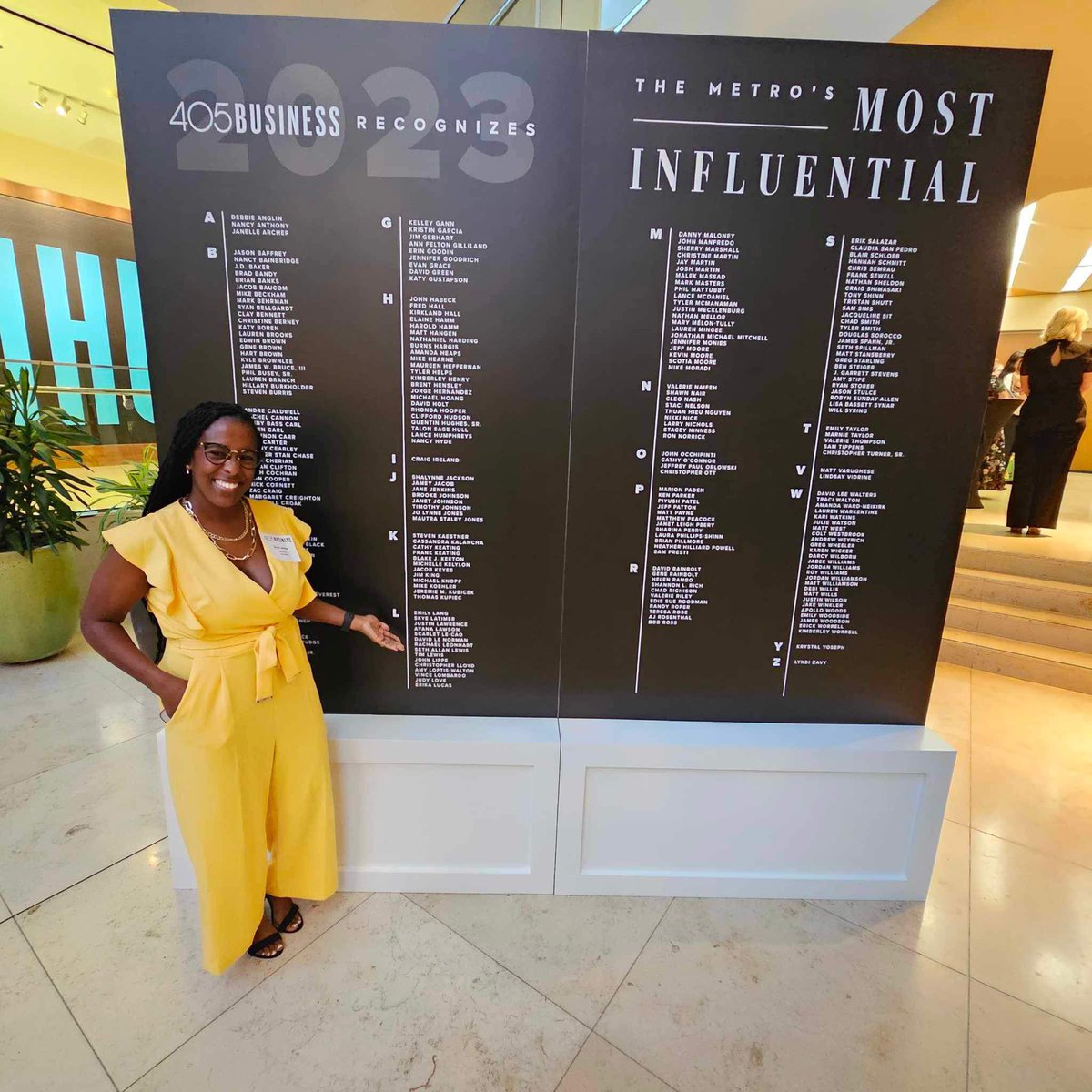 HeavenlySkyes_'s tweet photo. Thank you, @405businessmag for this honor and a stellar celebration alongside peers who are catalysts for change and progress in our city.

#405Business #MetrosMostInfluential #MMI #ImInfluential https://t.co/qEfPtlDa52