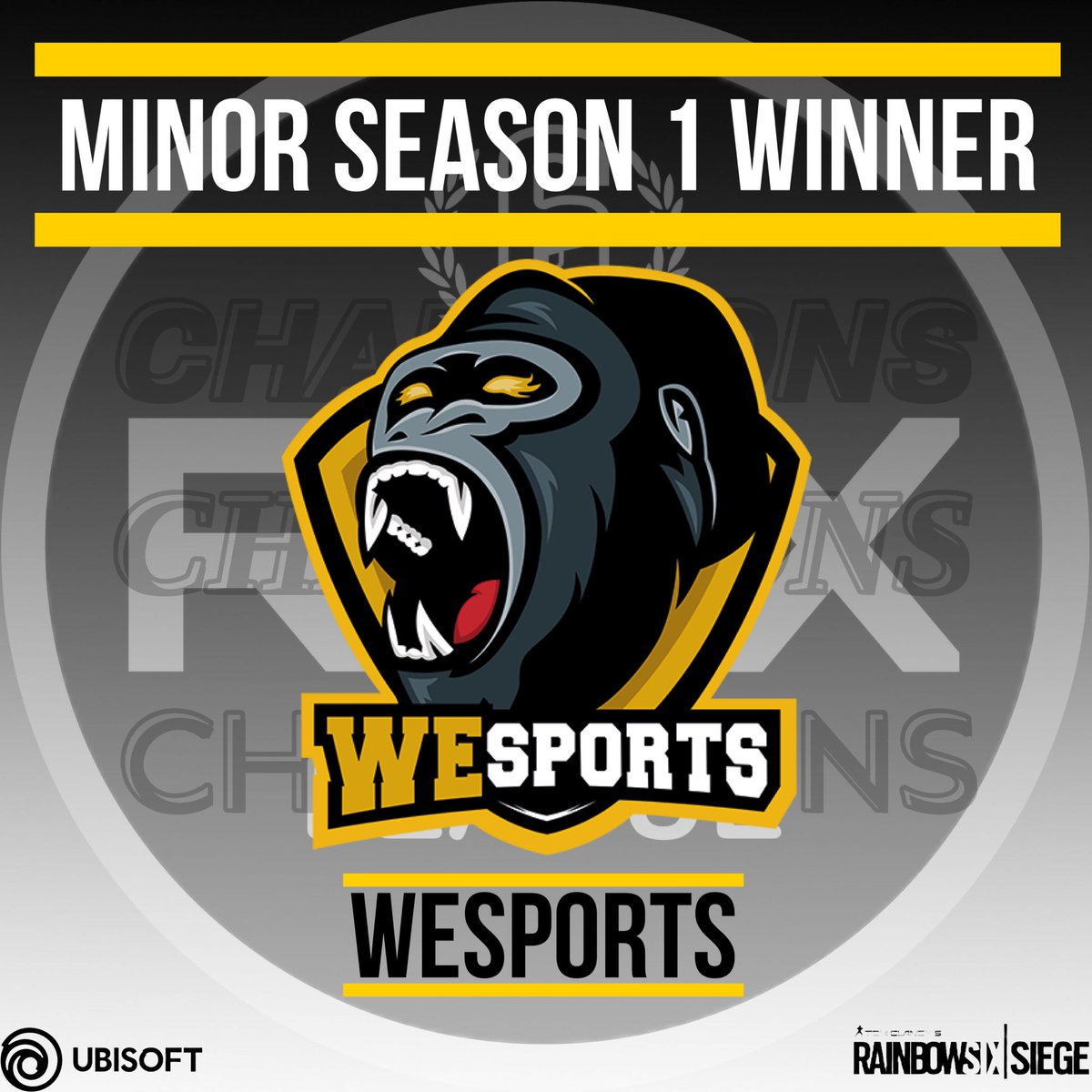 RSXPL's tweet photo. RSX Minor Season 1 Winners!!
@WeSports_de
They now are automatically promoted to Major as they took a good 3-1 win vs #GhostArmy who took 2nd place!
3rd place we saw @AnarchyRaccoons take a 2-1 win vs #ForzaTeam, and they now join Ghost Army in Promotion/Relegation game!🤯 https://t.co/NHgxEOgGXV