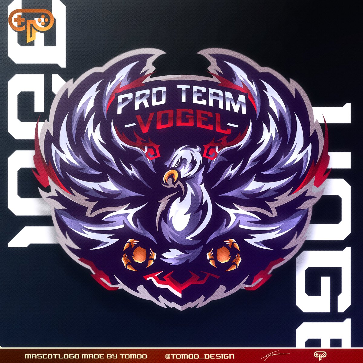 Tomoo_design's tweet image. FANART FOR 「VOGEL」様
@Vogel0901 
メンション失礼致します🙇‍♂️

#VOGEL
#mascotlogo