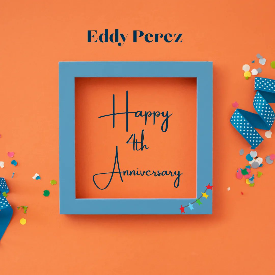 PTFEIndustries's tweet photo. We are grateful to have you, Eddy! Happy 4th Anniversary! https://t.co/2iDpuoj0uC
