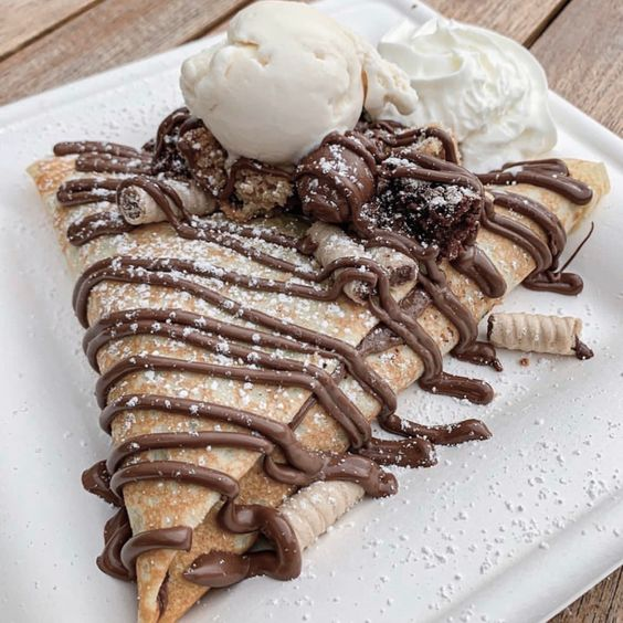 Chocolate crêpes