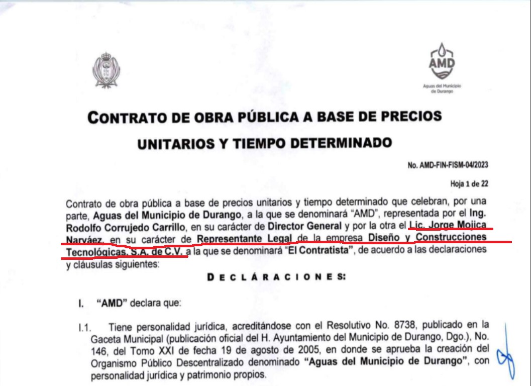 Nezahualcollotl's tweet photo. Yadira Narváez cobra como Directora de @caeddurango de quien depende todo lo referente a temas del agua en el estado y es mama de Jorge Mojica Narváez (el Jr) a quien por arte de magia se le asigna de @AMD_Durango (pura casualidad) un contrato de más de $3.5 millones de pesos. https://t.co/7UNNFvAHeg