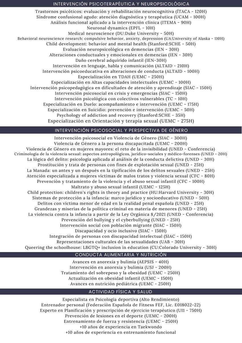 abeingbehaving's tweet photo. ‼️ Pido difusión, por favor.
Busco trabajo. Preferiblemente, en Barcelona o Granada.
Soy Gdo. en Psicología; Mtr. en terapia conductual, análisis funcional, neuropsicología y estoy cursando Mtr. en neurociencias; Expto. en autismo, demencias, VdG y acoso/maltrato infantil.
[sigo] https://t.co/Ip0V6MMGZj