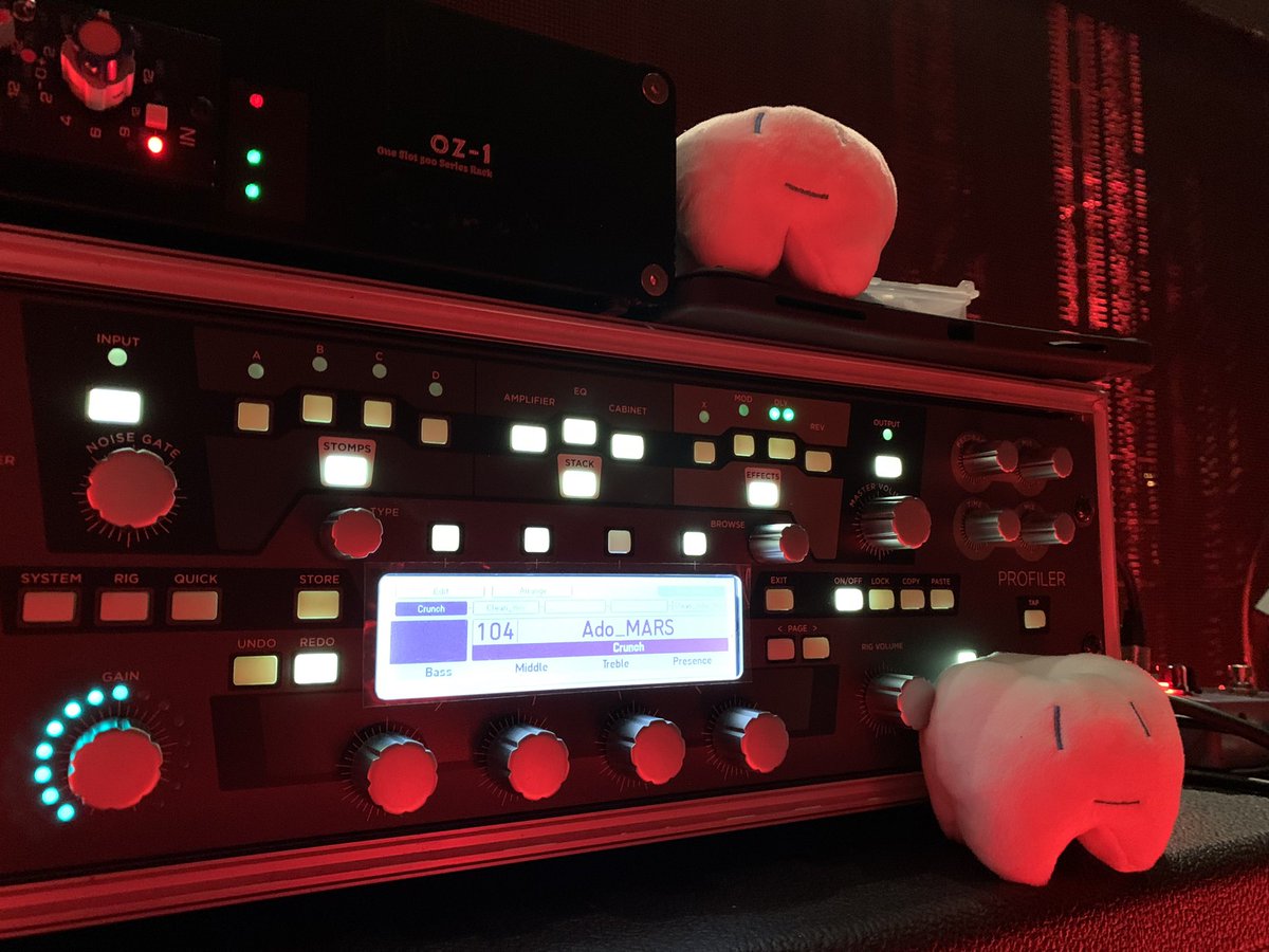kokei_takafumi's tweet photo. あの曲のあの音や、ギターとは思えないあの音などなど、、、
ここ数年自身のサウンドシステムに必要不可欠な機材を全面協力して下さるメーカーの皆さん本当に感謝しております。

#MASTER8JAPAN
#kemper
#korg
#峰電
#acousticrevive
#HUMPBACKENGINEERING
#limetoneaudio https://t.co/CnFN47QEn3