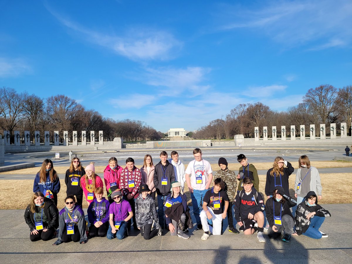 The deadline to sign up for the Spring Break 2024 trip to Washington, DC is Wed., Sept.20th!!
