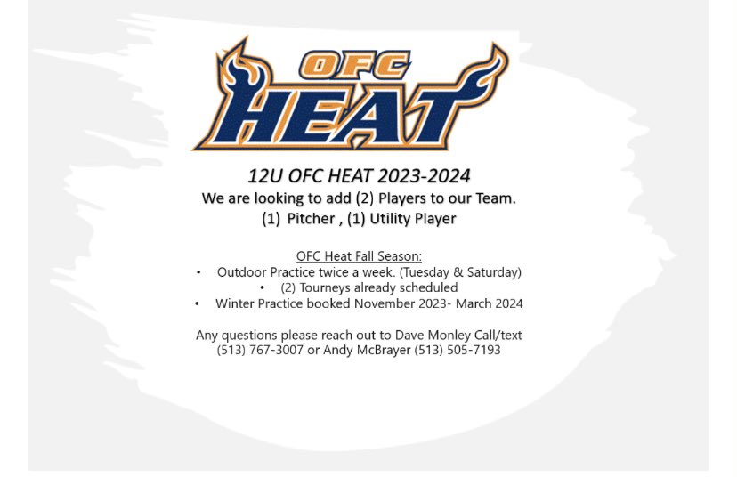 Great opportunity to play at a high level and learn from great coaching!