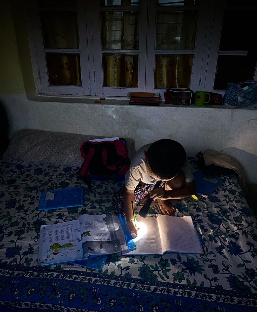 namchu's tweet photo. When rain come, batti go.
Enlightenment by torchlight.
#villagelife #electricity #knowledgeispower #powerisknowledge https://t.co/tbamgvTOSh