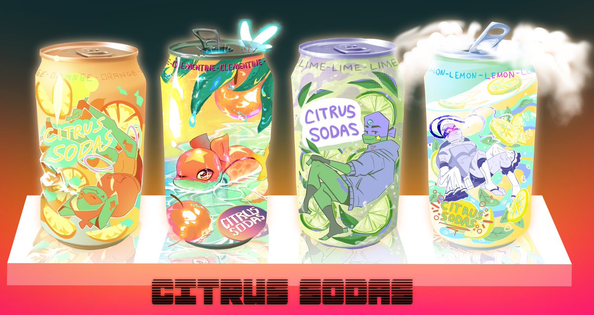 bebopamon's tweet photo. You’ve seen this group before but not like this‼️
Our late introduction has finally arrived; THE

🍹🍊🍋CITRUS SODAS🍋🍊🍹

@itsLallelol ME @yourloveaton @shagirma 

I love you guys
#rottmntverse #RiseoftheTMNT https://t.co/mEiIrWOsey