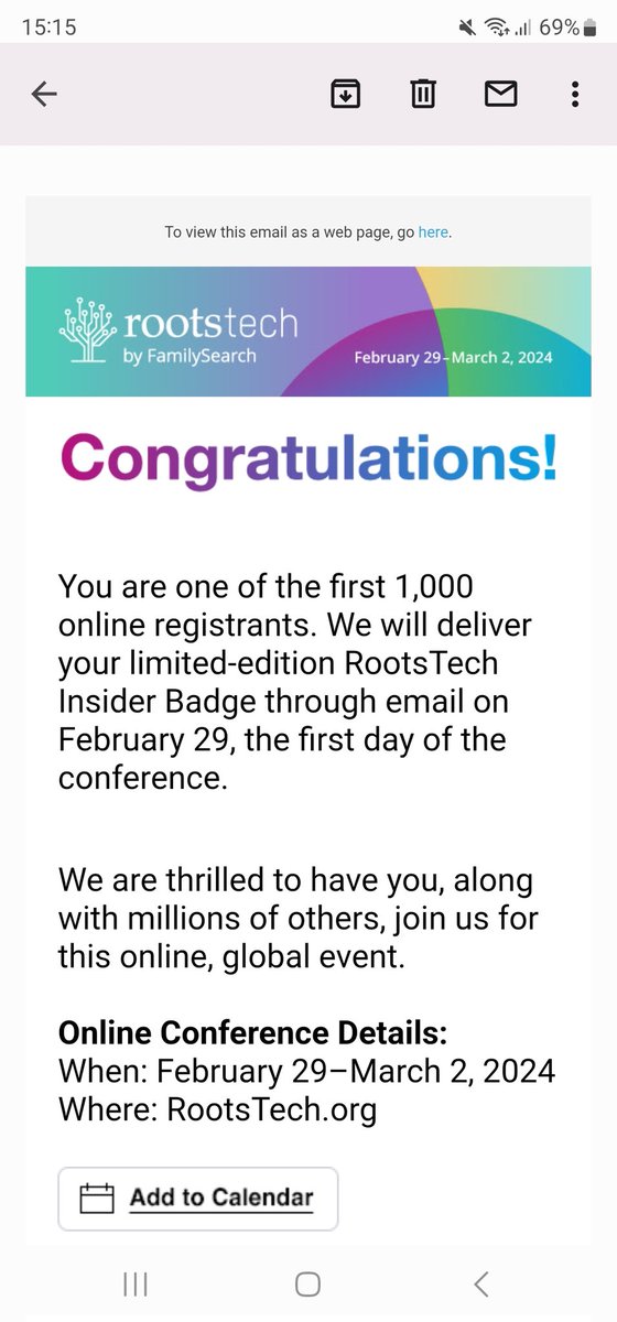 GenealogyJess's tweet image. Yay all signed up for #RootsTech2024 if you haven&apos;t heard registration is now open for this amazing in person and virtual event (free online) #Genealogy #Ancestry