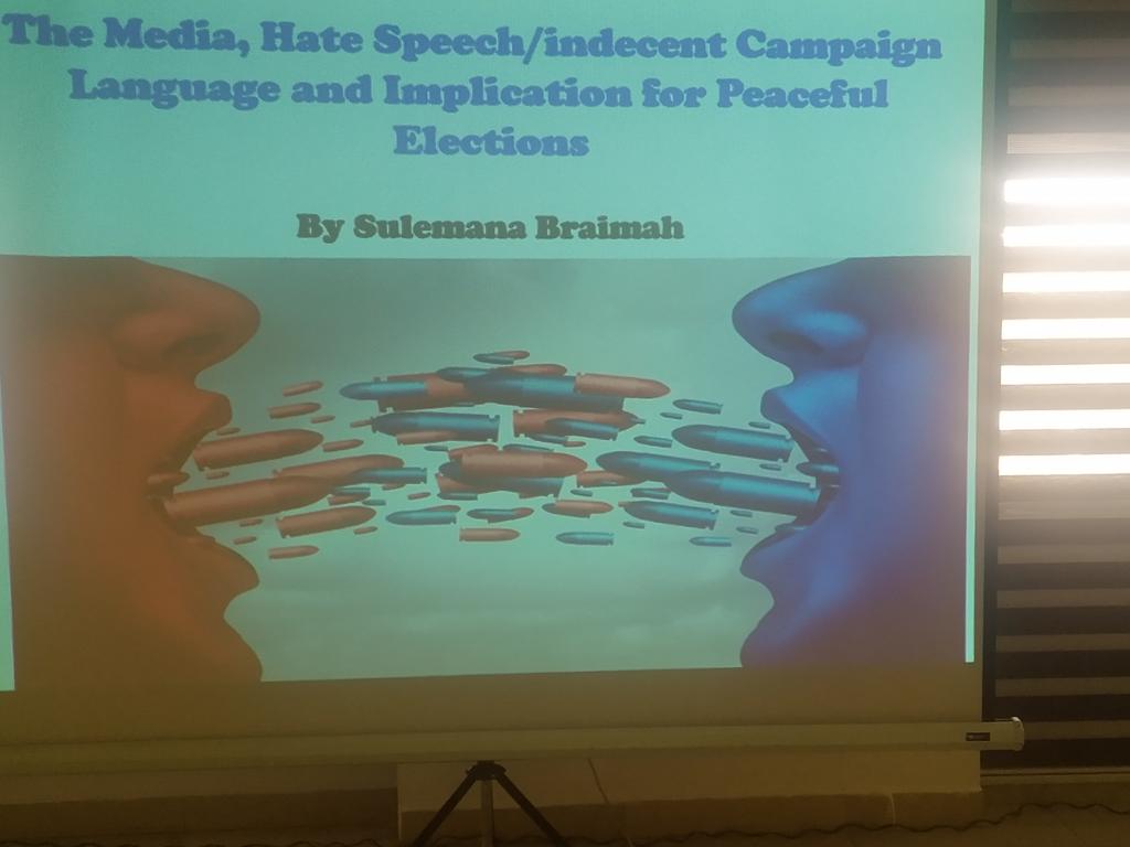 Session 2: The Media, Hate Speech/Indecent Campaign Language and Implication for Peaceful Election being Facilitated by <a href="/sulemana/">Sulemana Braimah</a> Ex, Director of <a href="/TheMFWA/">Media Foundation for West Africa</a> 
<a href="/Ammah928/">Ammah</a> 
<a href="/saitmatty/">Sait Matty Jaw</a> 
<a href="/SerigneMKa/">Serigne Ka</a> 
<a href="/ecowas_cedeao/">Ecowas - Cedeao</a> 
<a href="/WADEMOSnetwork/">WADEMOS Network</a> 
<a href="/josephinenkru14/">josephine nkrumah</a> 
<a href="/AmbMusah_AbdelF/">Ambassador Abdel-Fatau Musah, PhD.</a> 
<a href="/ECOWAS_CPAPS_AM/">Amb. Abdel-Fatau Musah, ECOWAS CPAPS</a>
