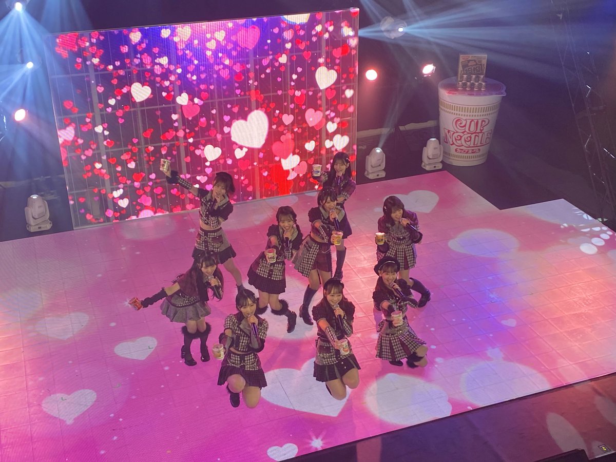 AKB48×カップヌードル 一晩限りのユニット「麺9」結成⁉ ~3分なんて待っ