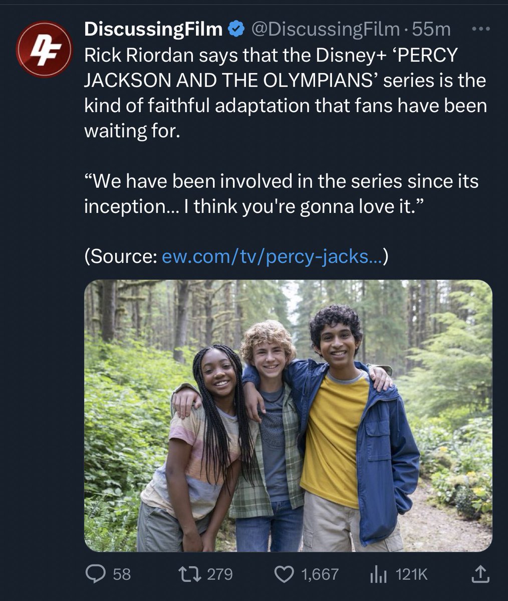 MasteroftheTDS's tweet image. You blatantly race swapped a character and then your wife defended it by saying it was because:

 “Those characters were created in 2002 the expectation in publishing was a white default? Annabeth’s perceived whiteness in the books is a default. Skin color or hair color is not…