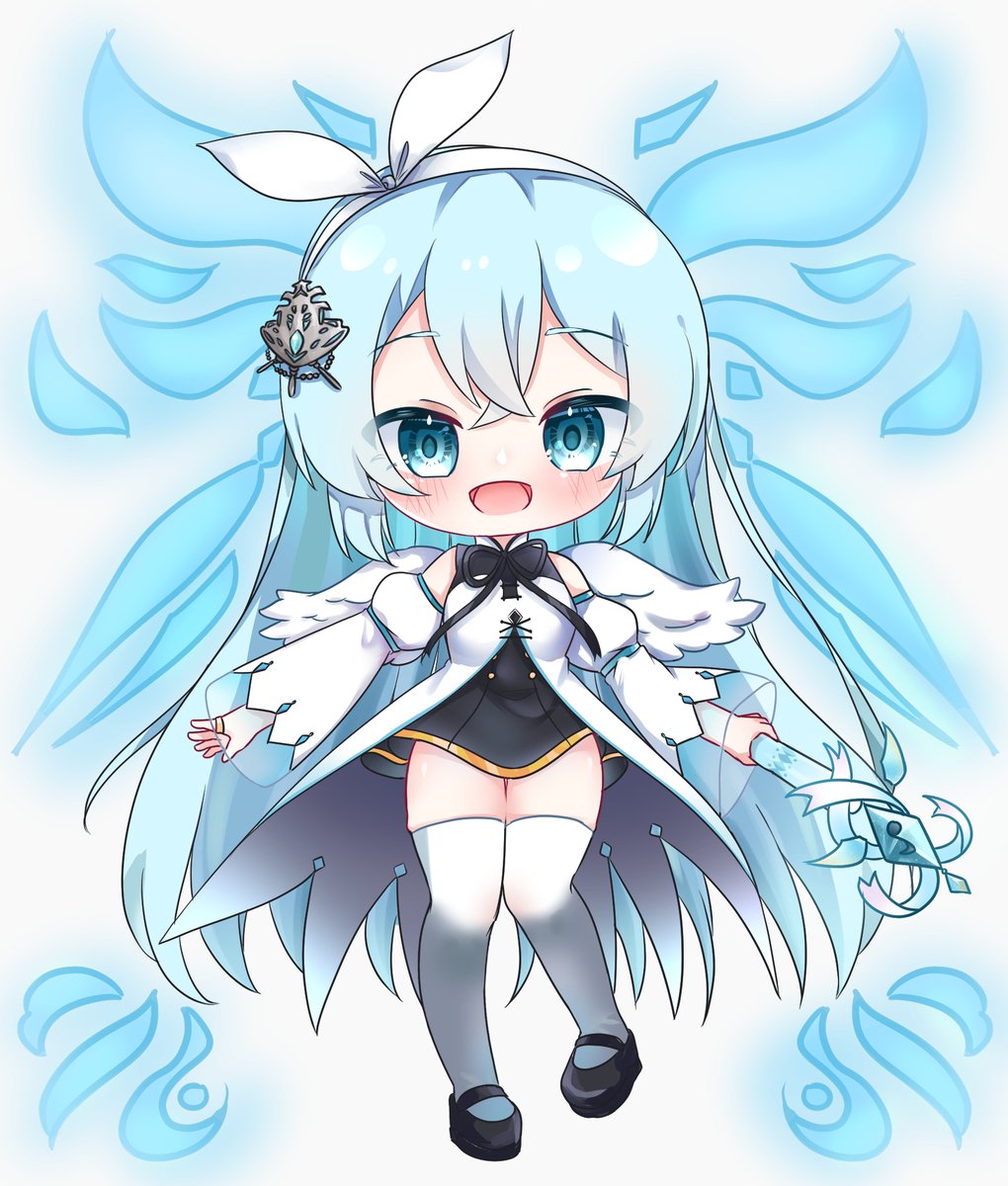 FRabbitBox's tweet photo. ❄️冰系法師盒❄️

繪師：_uri_world https://t.co/emz20gvoNc